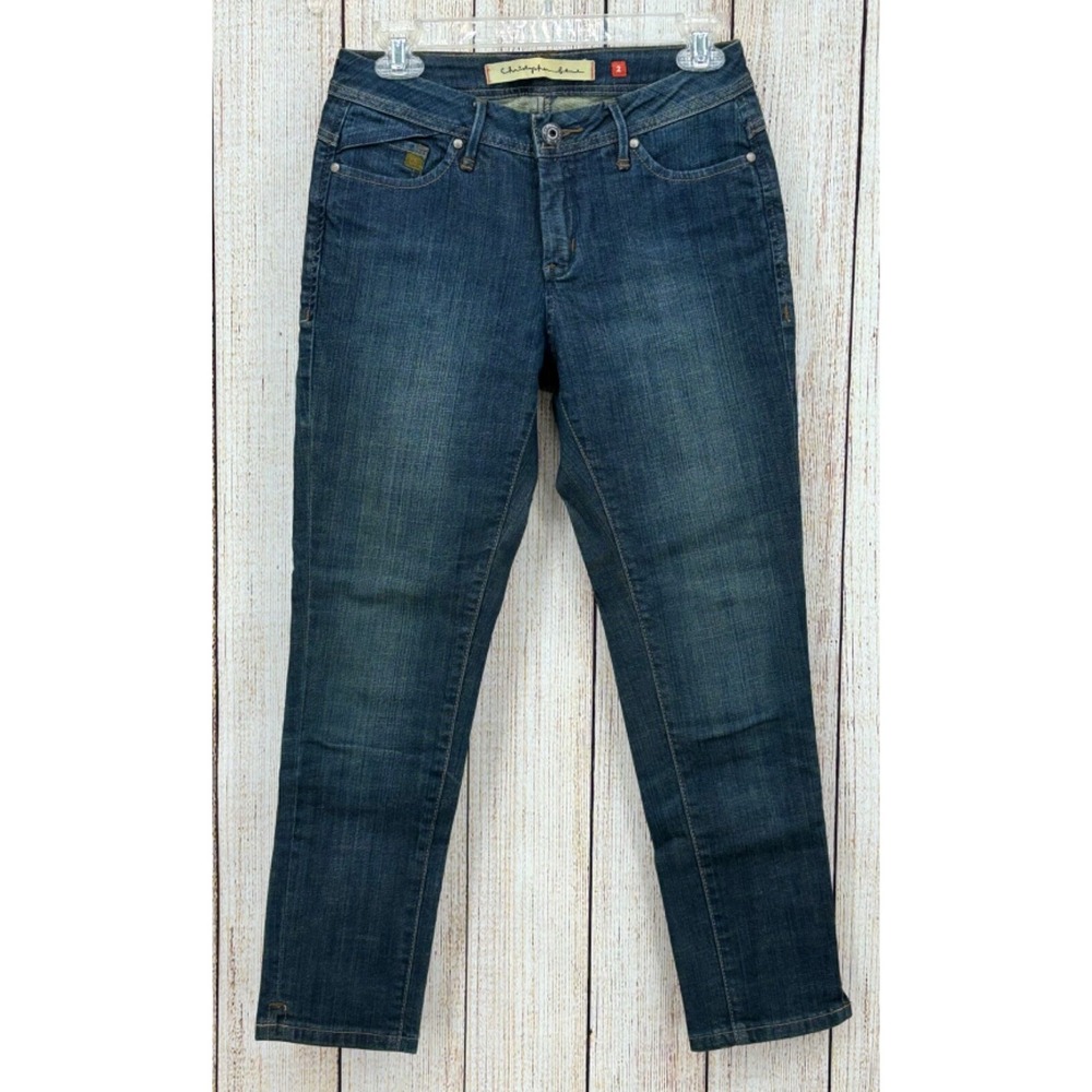 Anthropologie Christopher Bene Jeans‎ Women's Size 2 Dark Wash Mid Rise